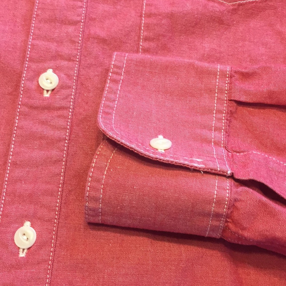 Bonobos Chambray Button Down Medium - image 4